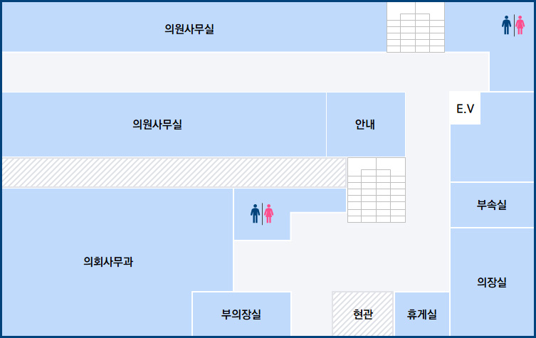 하동군의회 청사1층