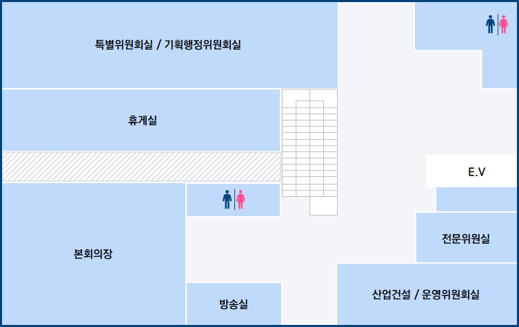 하동군의회 청사2층