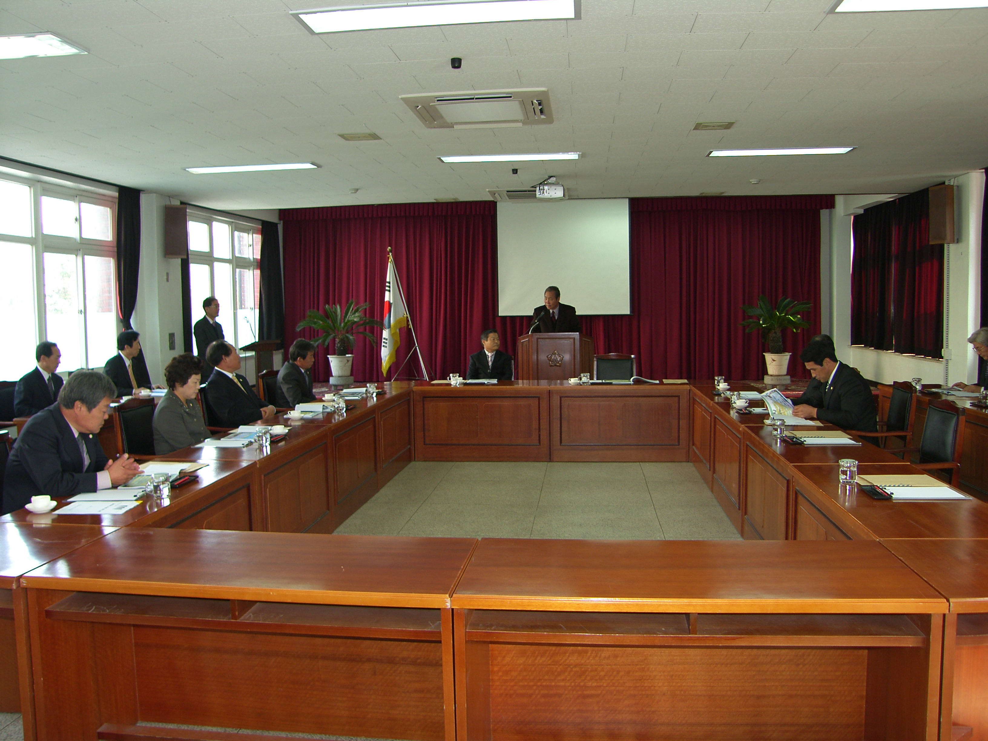 하동군의원 하동교육 설명회 참석 1