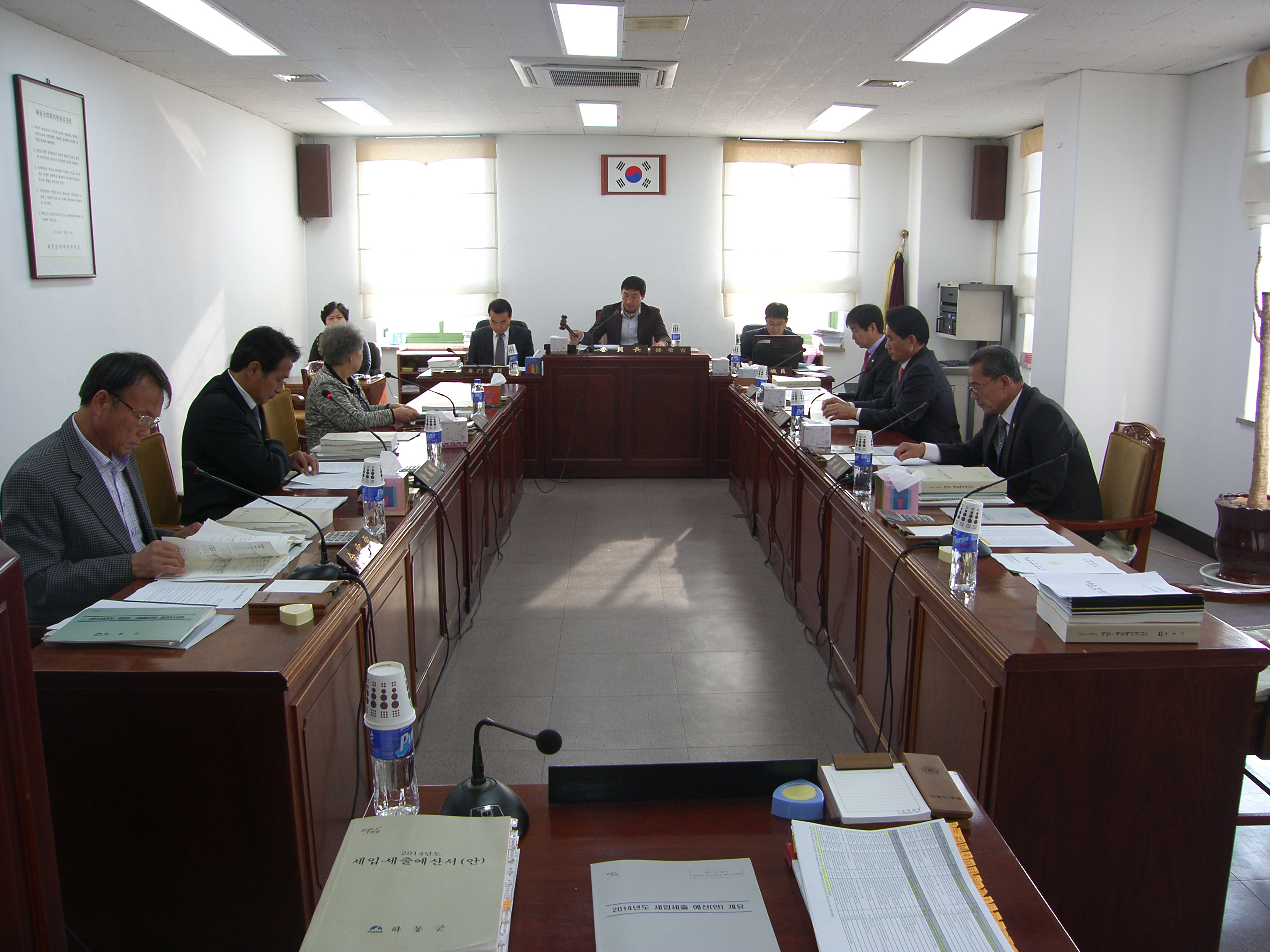 제218회 제2차정례회 예산결산특별위원회 장면 1