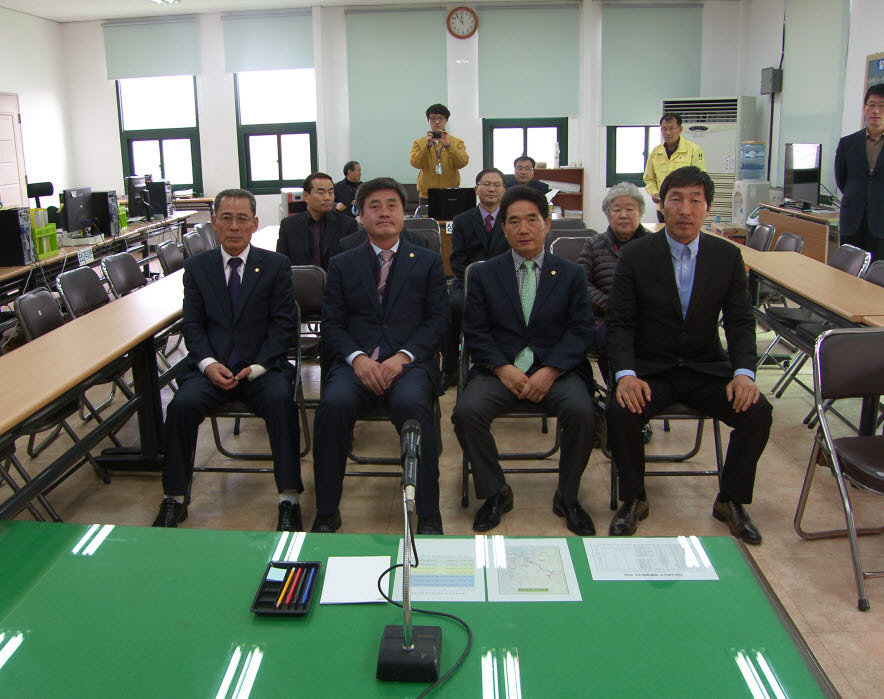 고병원성 AI 방역상황실 방문(이정훈의장)-'14. 1.28 1