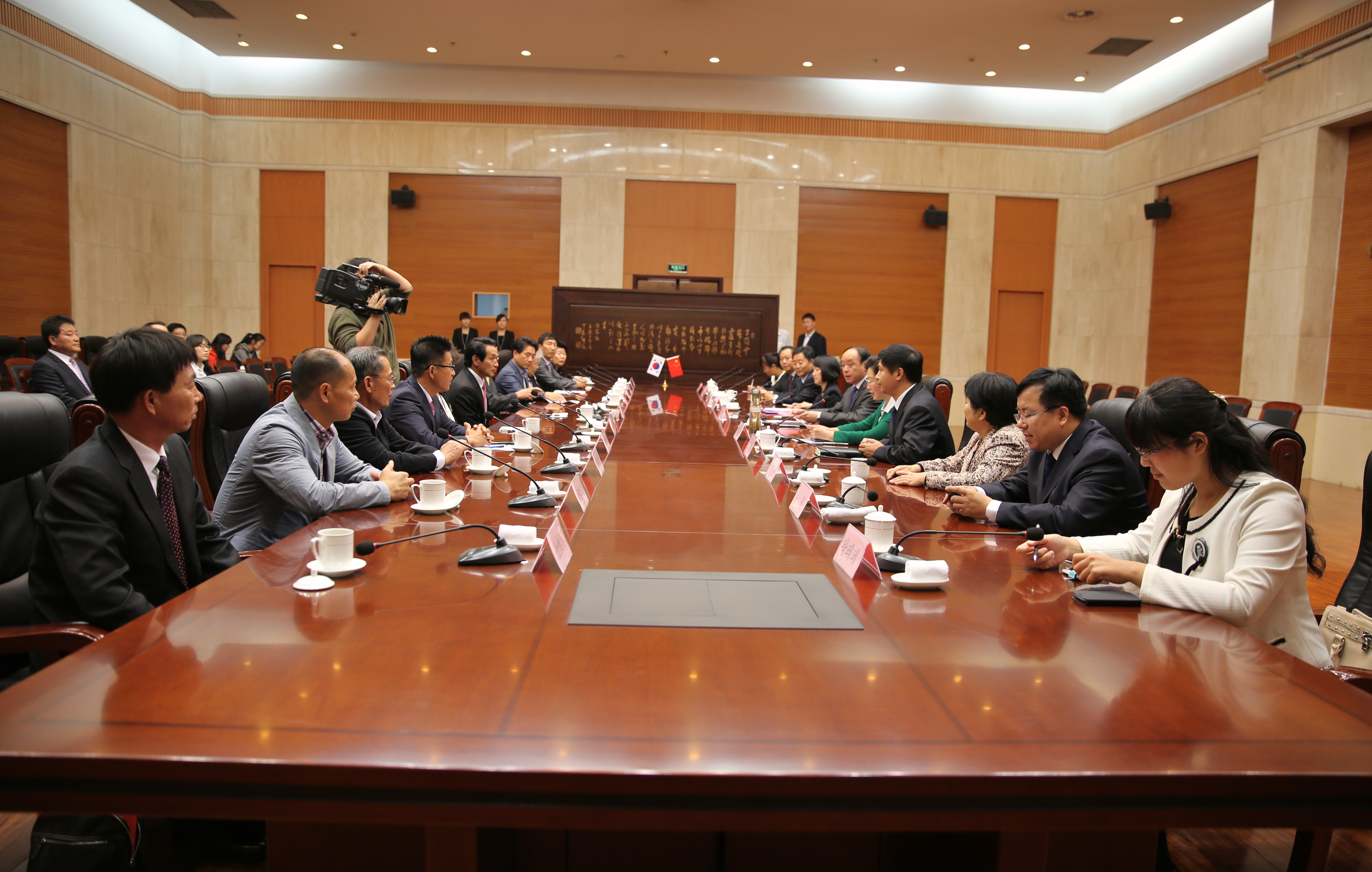 2014.10.13 중국 장구시청 방문 간담회 1