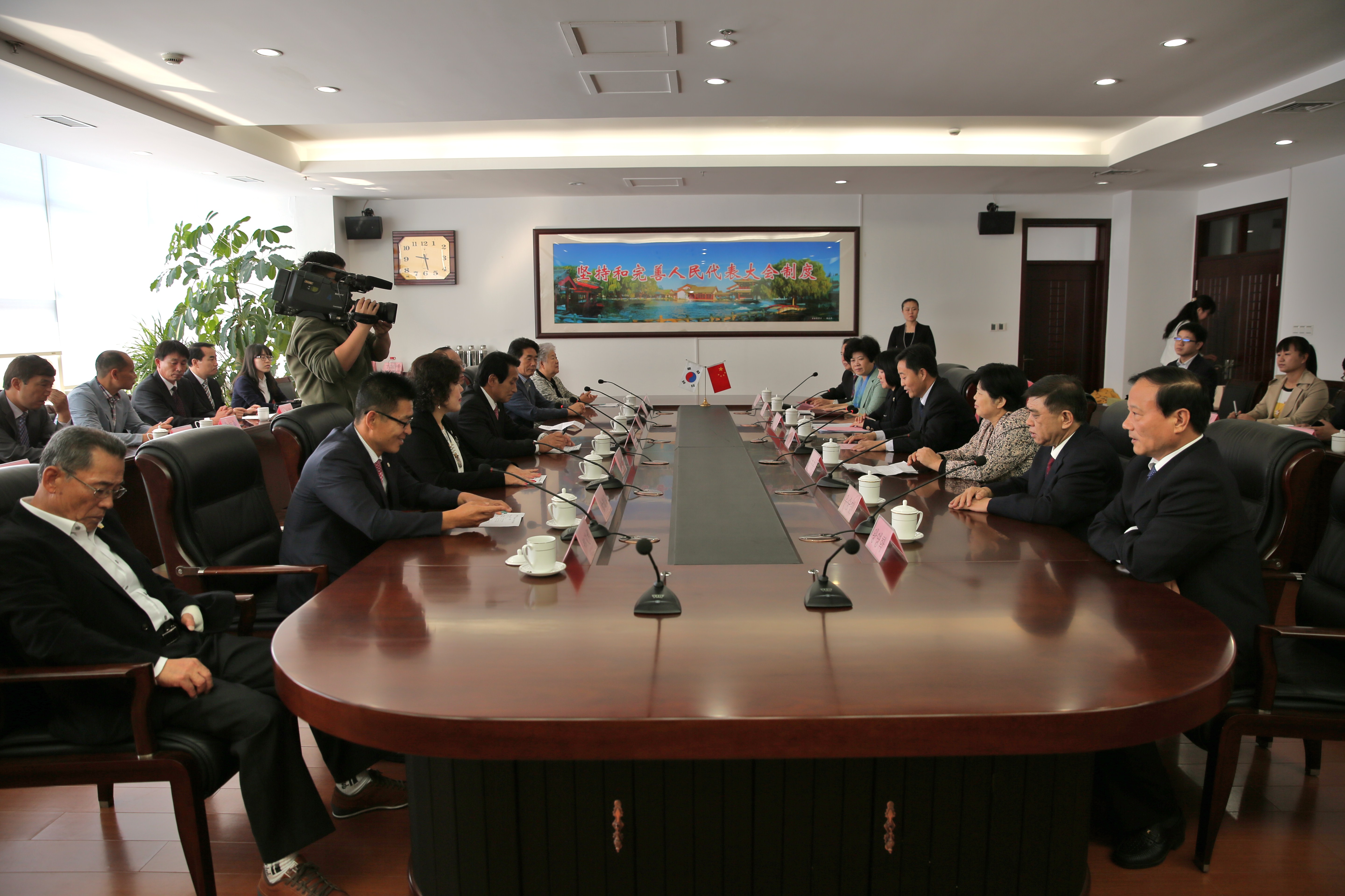 2014.10.13. 중국 장구시청 방문 환영 간담회 1