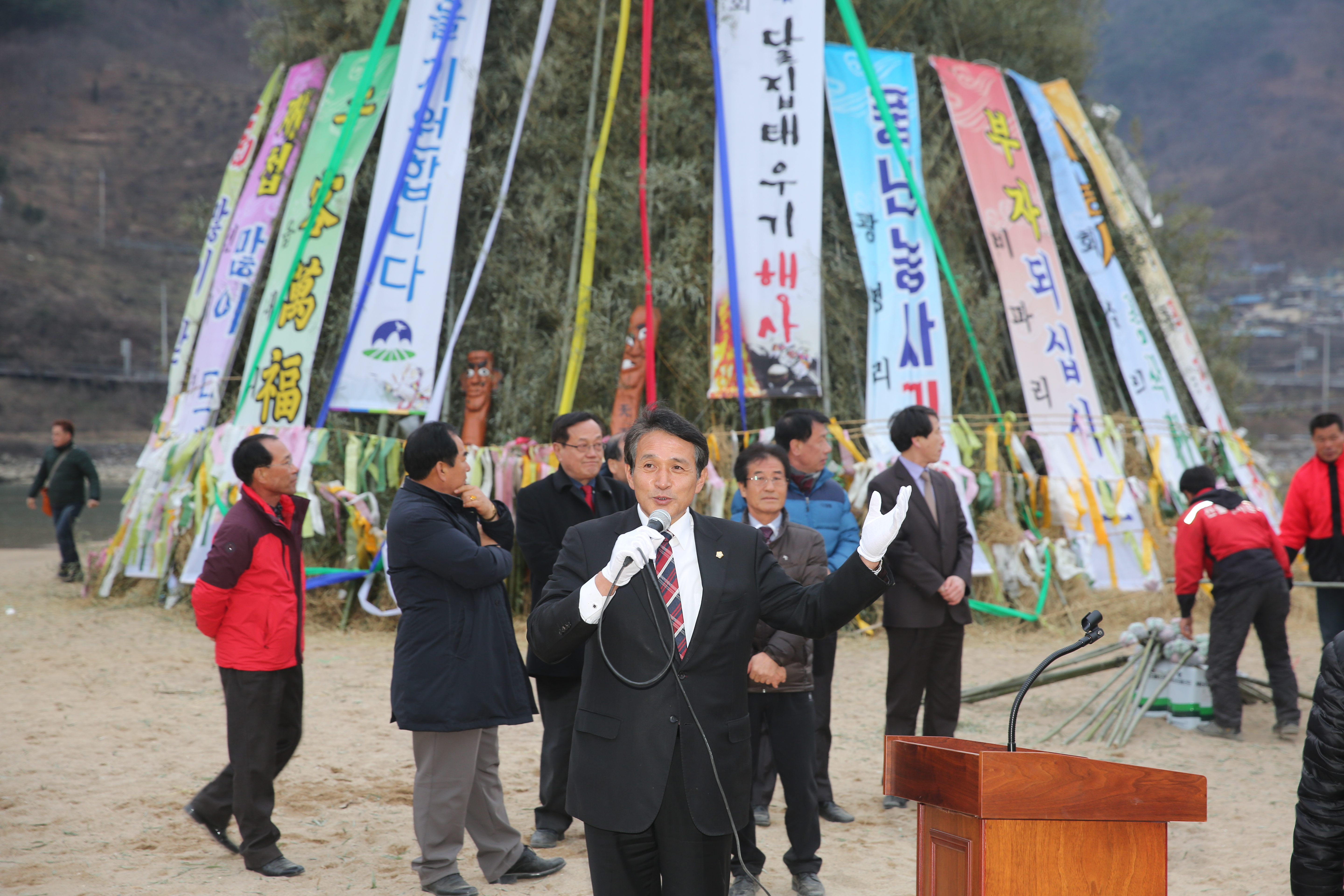 2016. 2. 22. 하동읍 정월대보름 달집태우기 행사 1