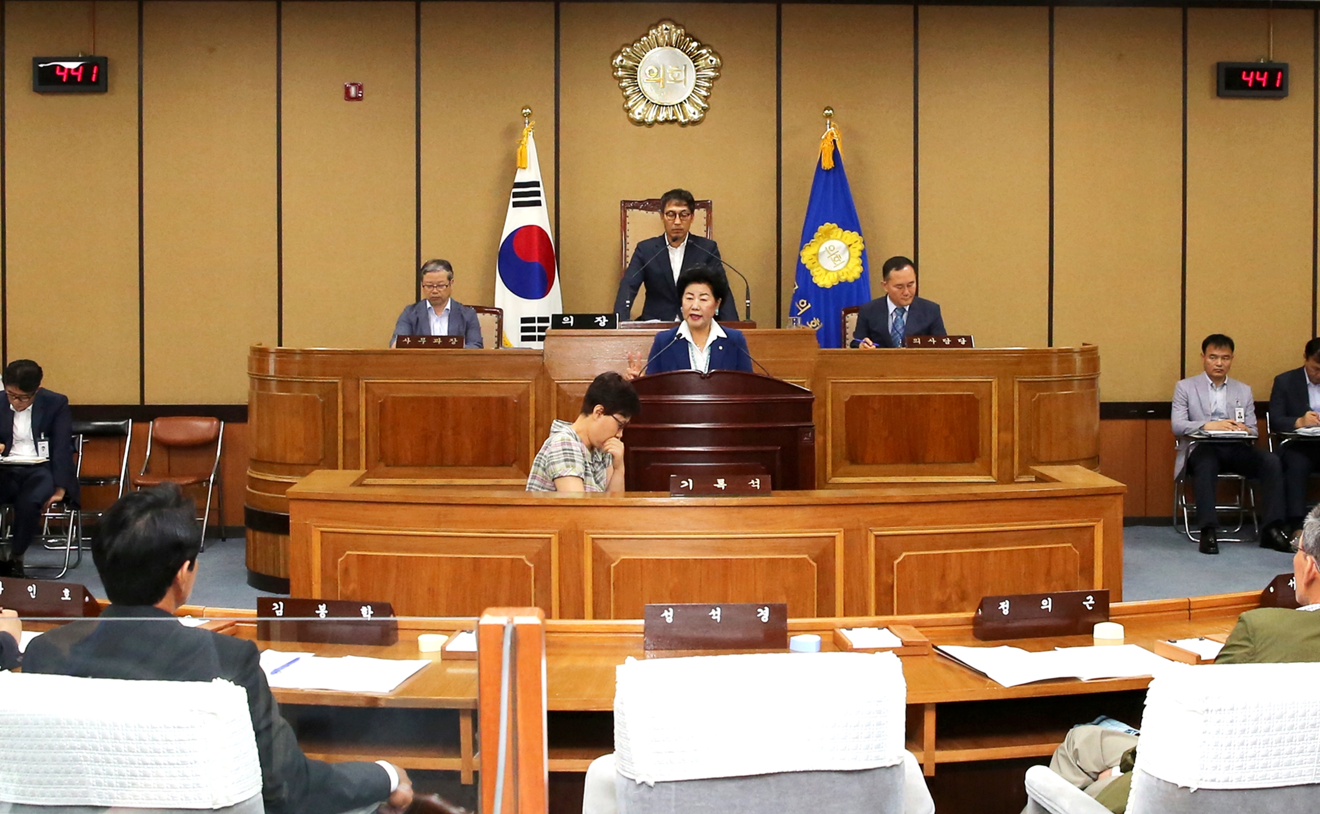 2016.07.11. 제246회 하동군의회 제1차 정례회 제1차 본회의 5분 자유발언(강상례) 1