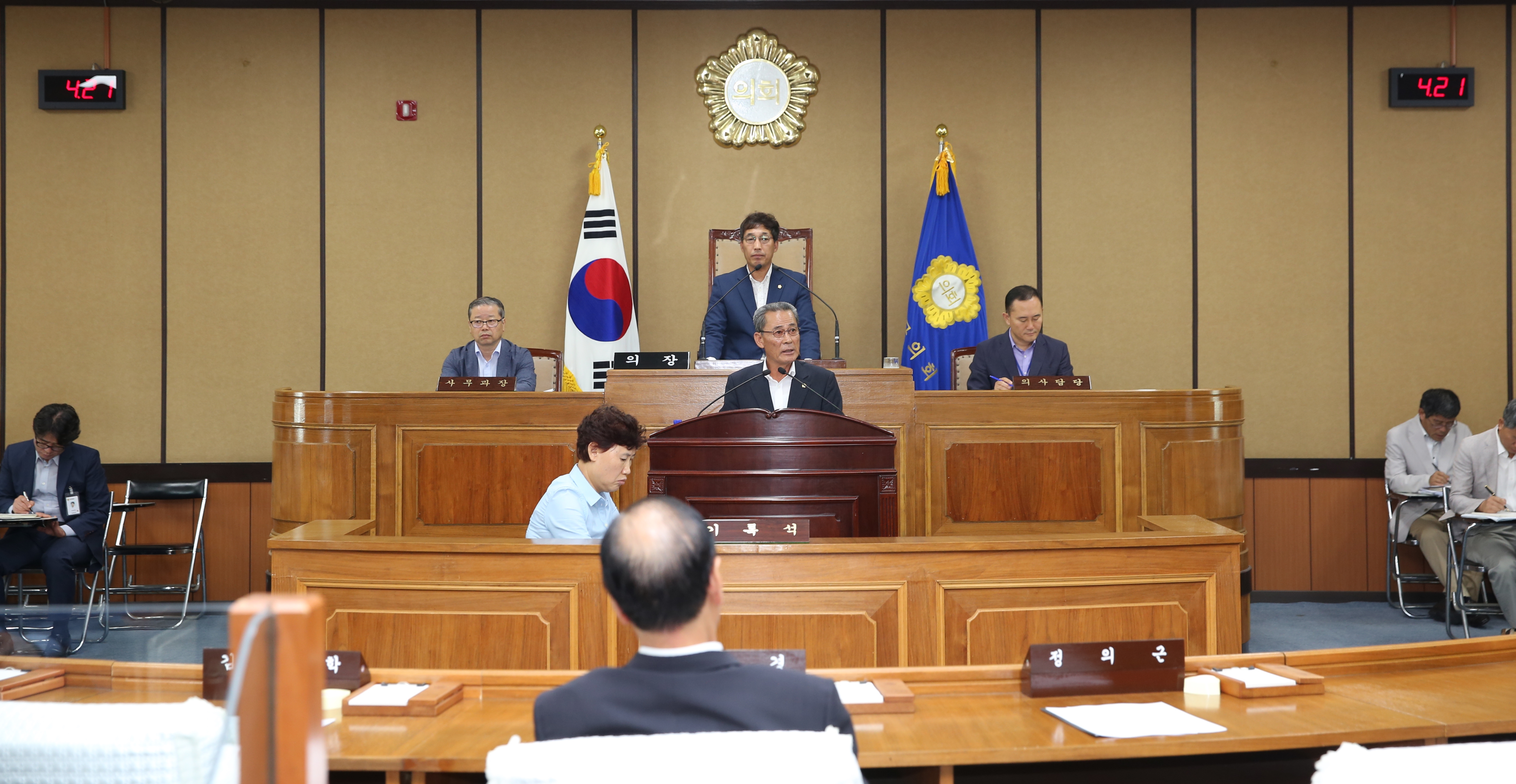 2016.09.09. 제248회 하동군의회 임시회 정의근 의원님 5분 자유발언 1