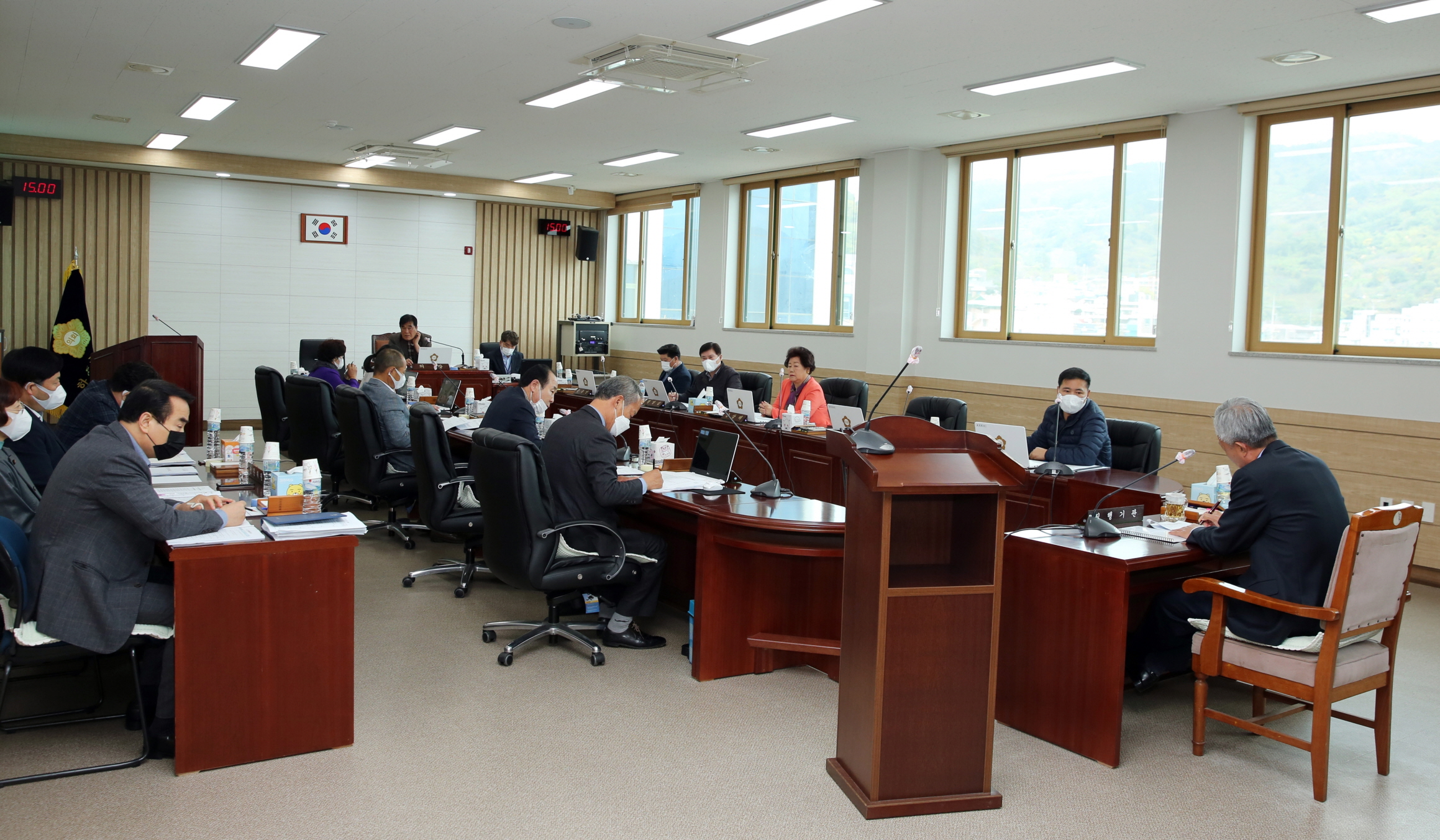 2020. 11. 02. 하동군의회 정례간담회 1