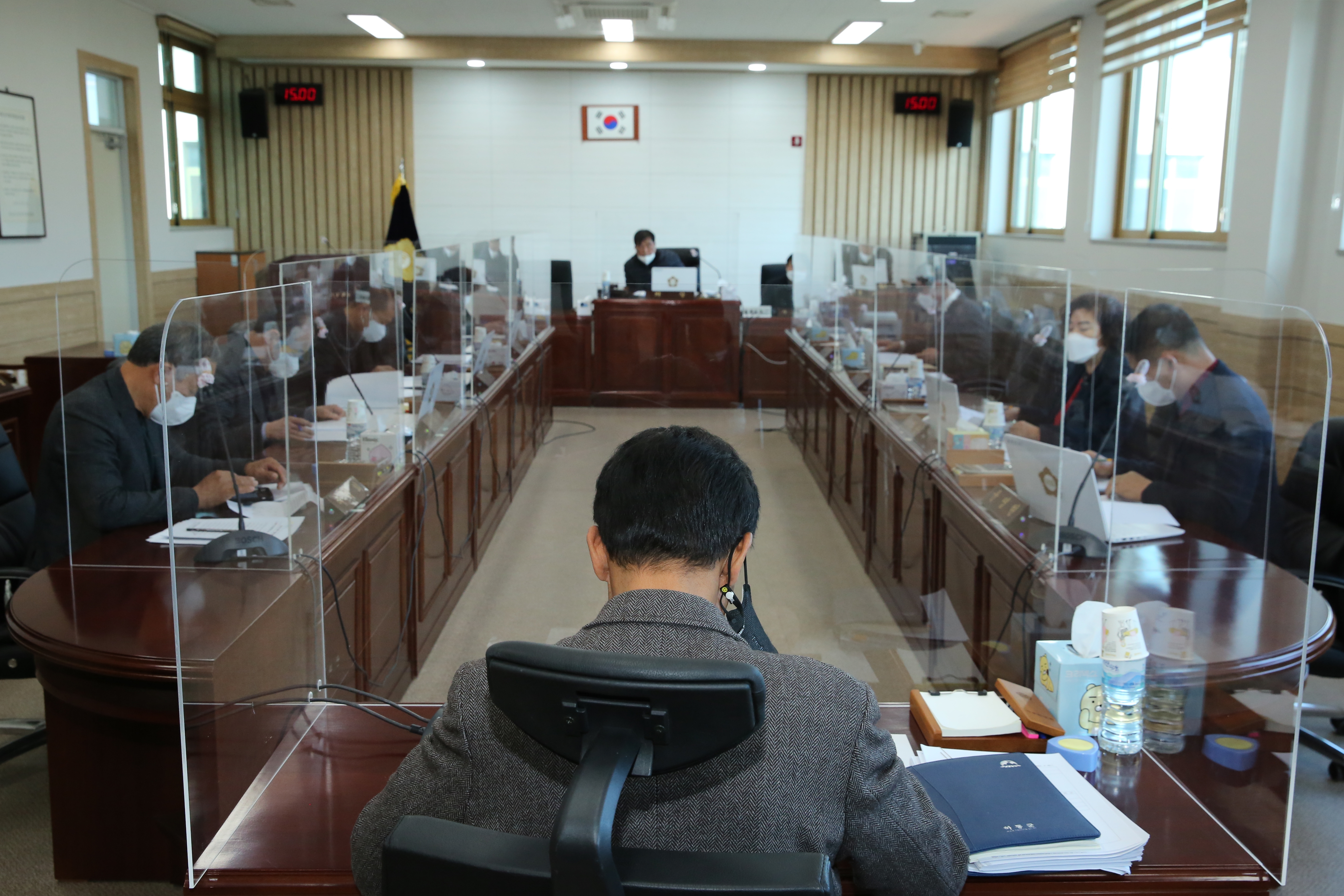 2021. 2. 16. 하동군의회 정례간담회 1