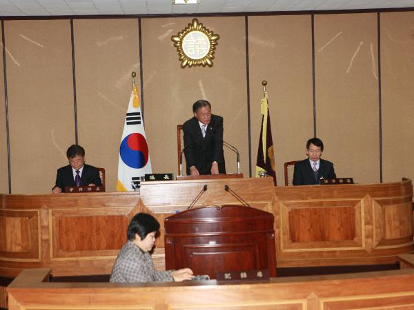 제182회 하동군의회 임시회