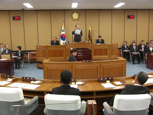 제198회 하동군의회 임시회