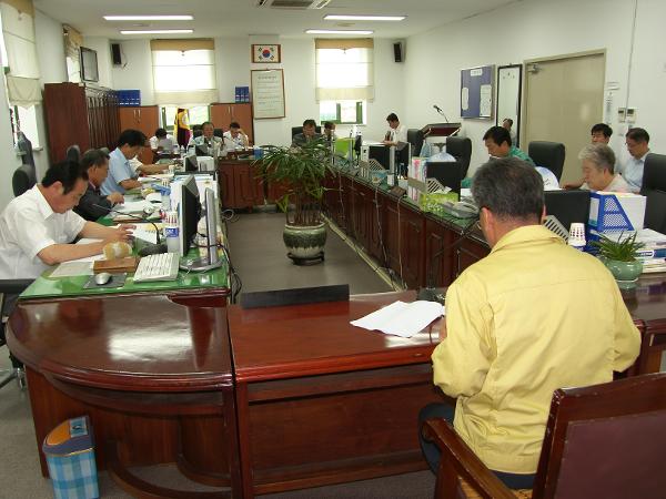 집중호우상황보고회