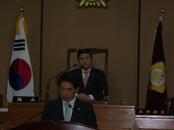 제220회 하동군의회 임시회 제1차본회의(김진태의원)
