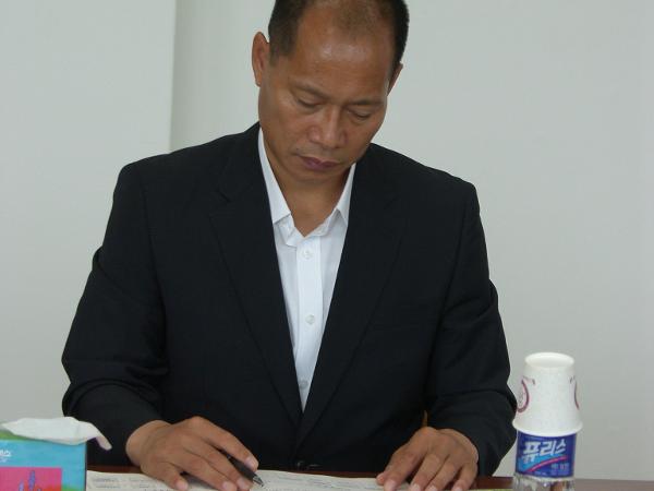 제7대 하동군의회 의원당선자 상견례('14.6.19)하인호의원