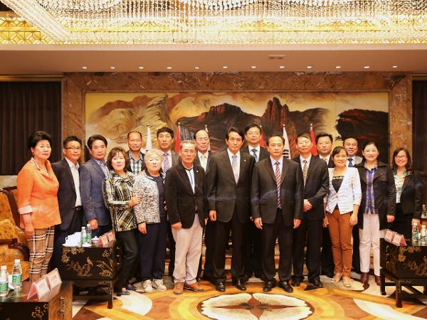 2014.10.16. PM5. 장가계시 장구시 방문 환영회 단체사진