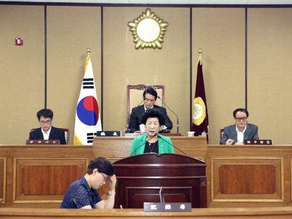 제236회 하동군의회 제1차 정례회 1차 본회의 강상례 의원 5분 자유발언