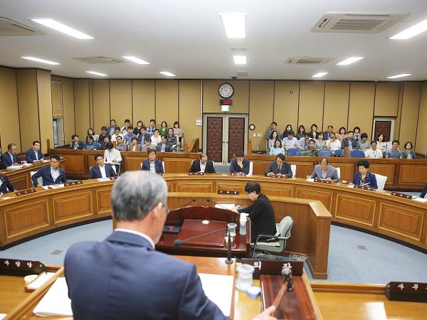 2017.9.11. 제259회 하동군의회 임시회 제1차 본회의