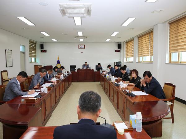 2018.8.9. 임시 의원간담회