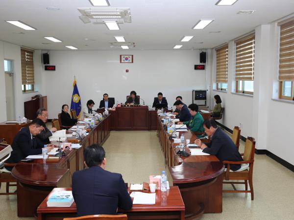 2018.11.22. 제275회 하동군의회 임시회 예산결산특별위원회