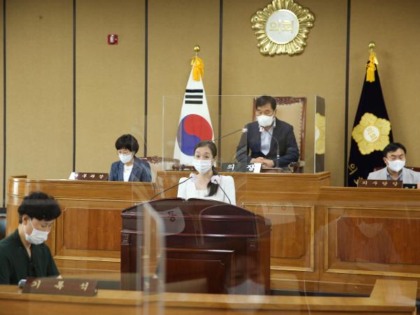 2021. 07. 28. 제302회 하동군의회 임시회 제2차 본회의(하동군 섬진강 하류 수해원인 조사용역 철저 및 연내 피해배